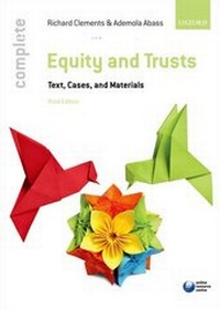 Enlarge image Cover: Equity & Trusts - Oxford University Press