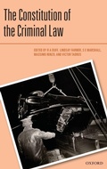 Cover: The Constitution of the Criminal Law - Oxford University Press
