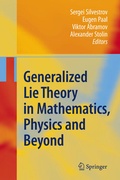 Cover: Generalized Lie Theory in Mathematics, Physics and Beyond - Springer