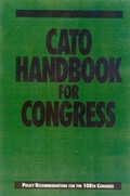 Cover: Cato Handbook for Congress - Cato Institute