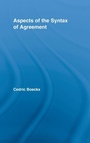 Cover: Aspects of the Syntax of Agreement - Routledge