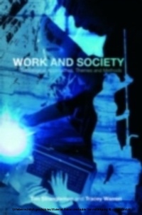 Enlarge image Cover: Work and Society - Routledge