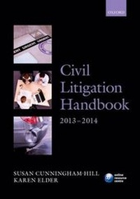 Enlarge image Cover: Civil Litigation Handbook 2013-2014 - Oxford University Press