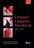 Cover: Criminal Litigation Handbook 2013-2014 - Oxford University Press