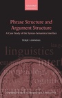 Cover: Phrase Structure and Argument Structure - Oxford University Press