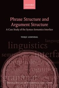 Enlarge image Cover: Phrase Structure and Argument Structure - Oxford University Press
