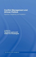 Cover: Conflict Management and African Politics - Routledge