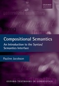 Cover: Compositional Semantics - Oxford University Press