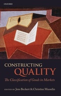 Cover: Constructing Quality - Oxford University Press
