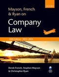 Cover: Mayson, French & Ryan on Company Law - Oxford University Press