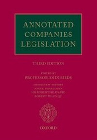Abbildung von: Annotated Companies Legislation - Oxford University Press