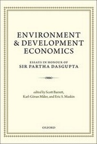 Enlarge image Cover: Environment and Development Economics - Oxford University Press