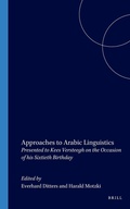 Cover: Approaches to Arabic Linguistics - Brill