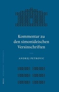 Cover: Kommentar zu den simonideischen Versinschriften - Brill