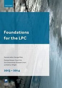 Enlarge image Cover: Foundations for the LPC 2013-14 - Oxford University Press