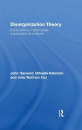 Cover: Disorganization Theory - Routledge