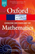 Cover: The Concise Oxford Dictionary of Mathematics - Oxford University Press