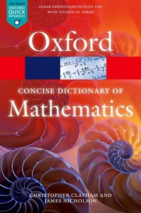 Enlarge image Cover: The Concise Oxford Dictionary of Mathematics - Oxford University Press