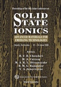 Cover: Solid State Ionics: Advanced Materials For Emerging Technologies - Proceedings Of The 10th Asian Conference - World Scientific Publishing Co Pte Ltd