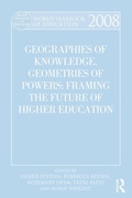 Cover: World Yearbook of Education 2008 - Routledge