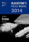 Bild: Blackstone's Police Manual: Crime 2014 Volume 1 - Oxford University Press