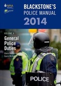 Bild: Blackstone's Police Manual: General Police Duties 2014 Volume 4 - Oxford University Press
