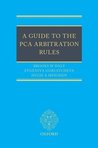 Abbildung von: A Guide to the PCA Arbitration Rules - Oxford University Press
