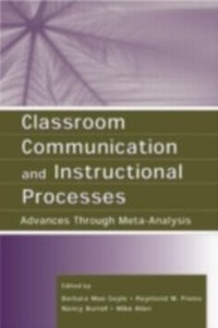 Enlarge image Cover: Classroom Communication and Instructional Processes - Routledge