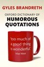Cover: Oxford Dictionary of Humorous Quotations - Oxford University Press