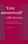 Cover: Live unnoticed - Brill
