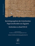 Cover: Berichtigungsliste der Griechischen Papyrusurkunden aus AEgypten, Konkordanz zu Band VIII-XI (B.L. Konkordanz II) - Brill
