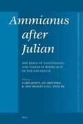 Cover: Ammianus after Julian - Brill