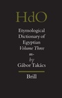 Cover: Etymological Dictionary of Egyptian - Brill