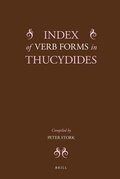 Cover: Index of Verb Forms in Thucydides - Brill