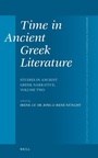 Cover: Time in Ancient Greek Literature - Brill