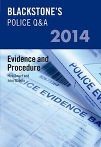 Abbildung von: Blackstone's Police Q&A: Evidence and Procedure 2014 - Oxford University Press