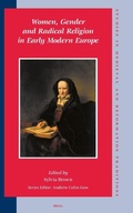 Cover: Women, Gender and Radical Religion in Early Modern Europe - Brill