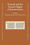 Cover: Petrarch and the Textual Origins of Interpretation - Brill
