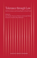 Cover: Tolerance through Law - Martinus Nijhoff