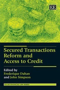 Cover: Secured Transactions Reform and Access to Credit - Edward Elgar Publishing