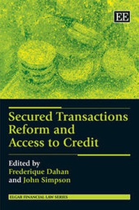 Enlarge image Cover: Secured Transactions Reform and Access to Credit - Edward Elgar Publishing