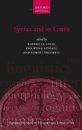 Cover: Syntax and its Limits - Oxford University Press