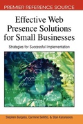Cover: Effective Web Presence Solutions for Small Businesses - Information Science Reference