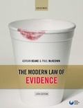 Cover: The Modern Law of Evidence - Oxford University Press