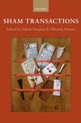 Cover: Sham Transactions - Oxford University Press