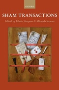 Cover: Sham Transactions - Oxford University Press
