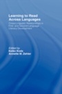 Cover: Learning to Read Across Languages - Routledge