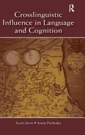 Cover: Crosslinguistic Influence in Language and Cognition - Routledge
