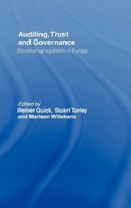 Cover: Auditing, Trust and Governance - Routledge