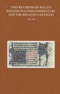 Cover: Two Revisions of Rolle's English Psalter Commentary and the Related Canticles - Oxford University Press